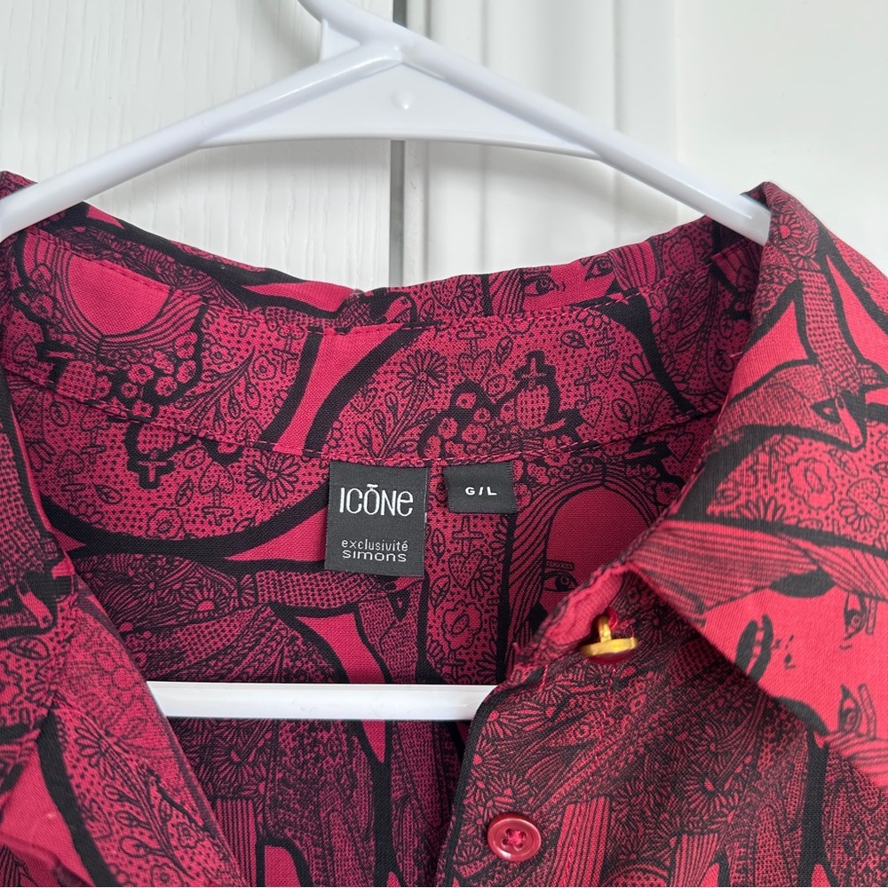 Simons Icone Red Gothic Longsleeves - Picture 6 of 14